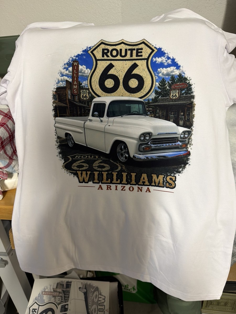 Route 66 Williams shirt — back