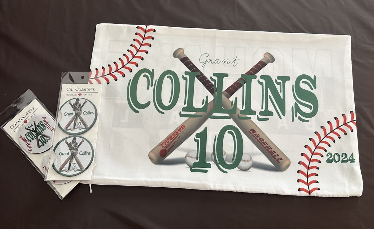 Personalized baseball gift set