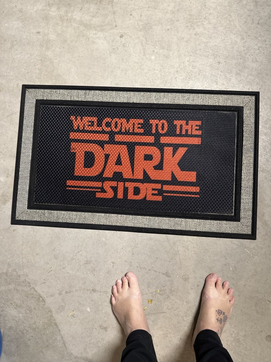 Welcome to the Dark Side doormat