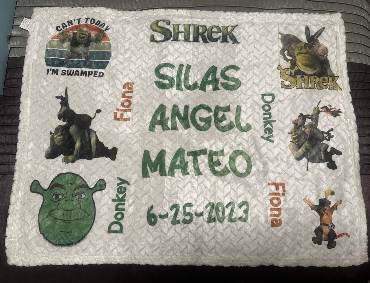 Personalized character blanket