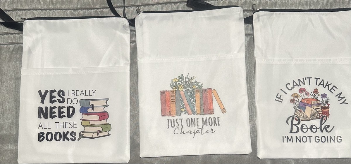 Just One More Chapter bags