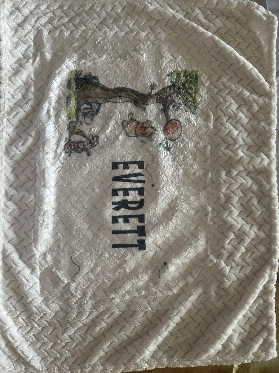 Personalized deer blanket
