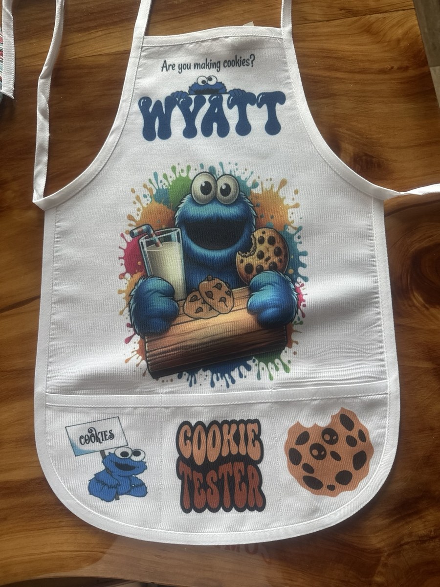 Personalized character apron